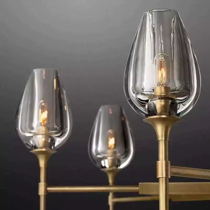 KL Tulipe Round Chandelier 54"