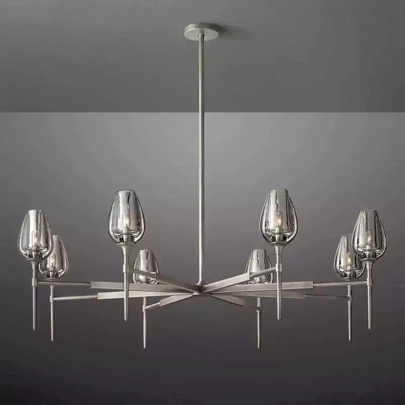 KL Tulipe Round Chandelier 54"