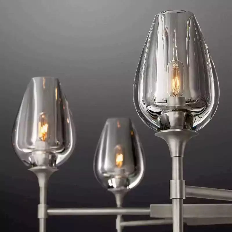 KL Tulipe Round Chandelier 54"