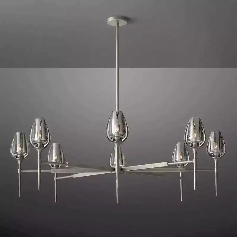 KL Tulipe Round Chandelier 54"