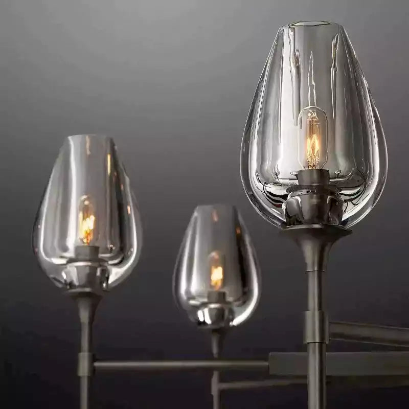 KL Tulipe Round Chandelier 54"
