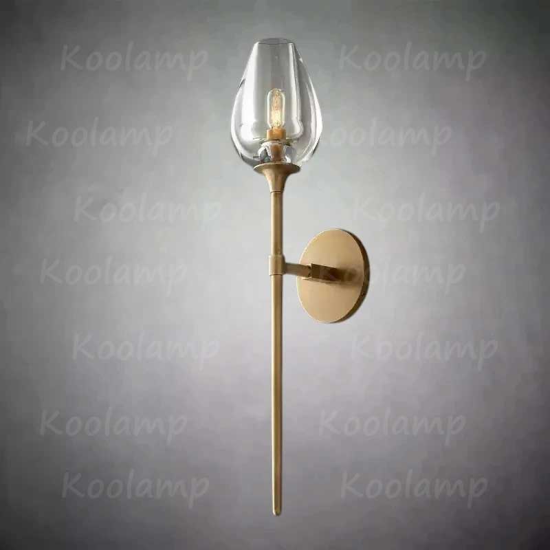 Tulip Crystal Petal Grand Wall Sconce