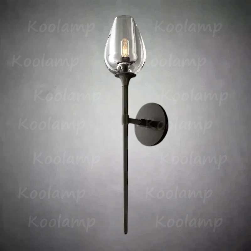 Tulip Crystal Petal Grand Wall Sconce