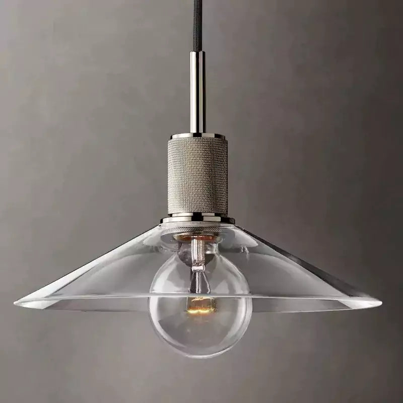 KL Utilita Glass Slope Shade Pendant