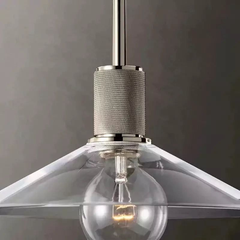 KL Utilita Glass Slope Shade Pendant