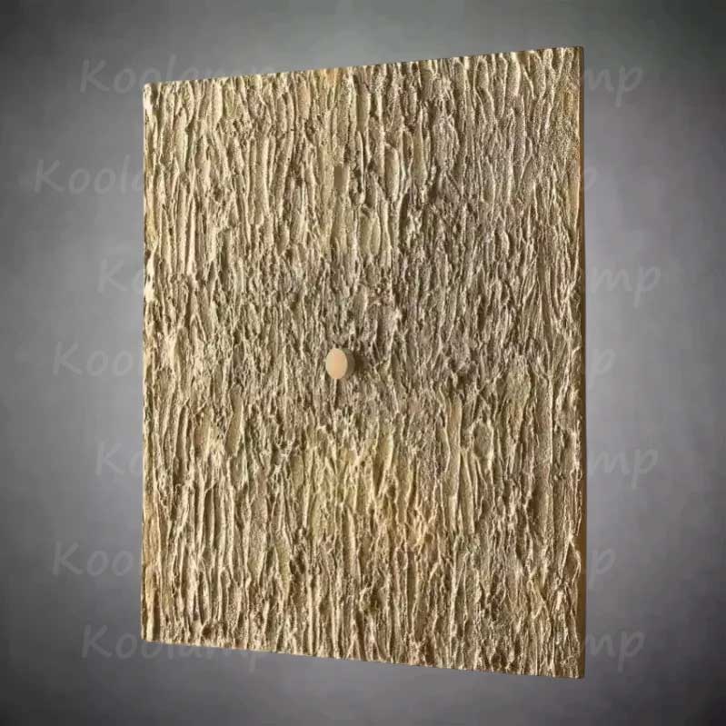 Vouvrey Etched Metal Square Wall Sconce 12"