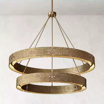 Vouvraya Two-Tier Round Chandelier 60"