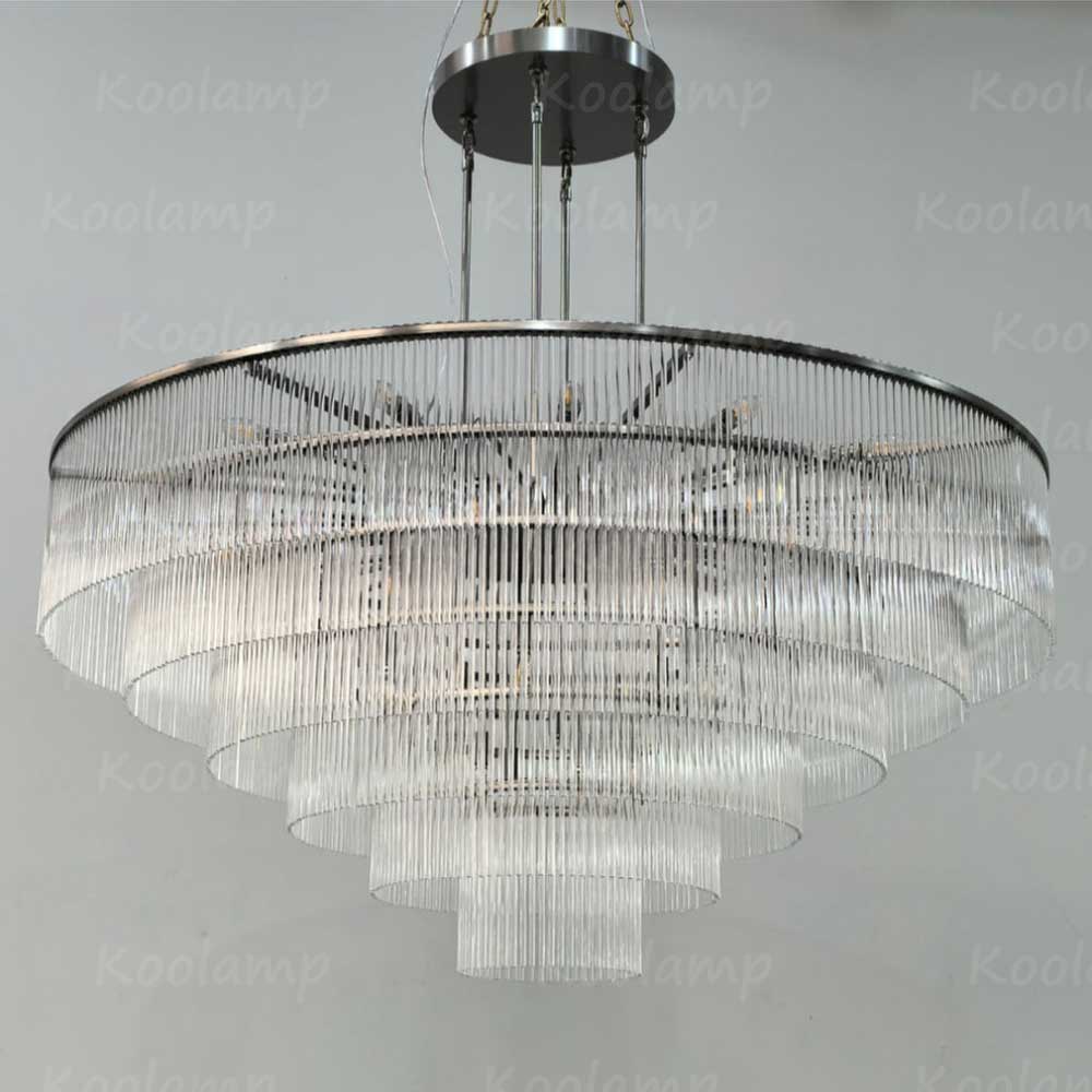 Amadon Prismatic Array Round Chandelier 60"