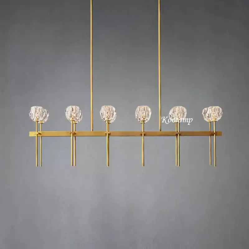 Boule Crystal Linear Chandelier
