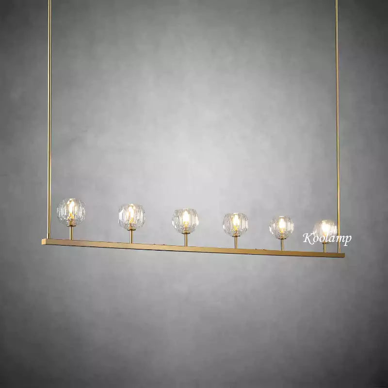 Boule Crystal Linear Chandelier