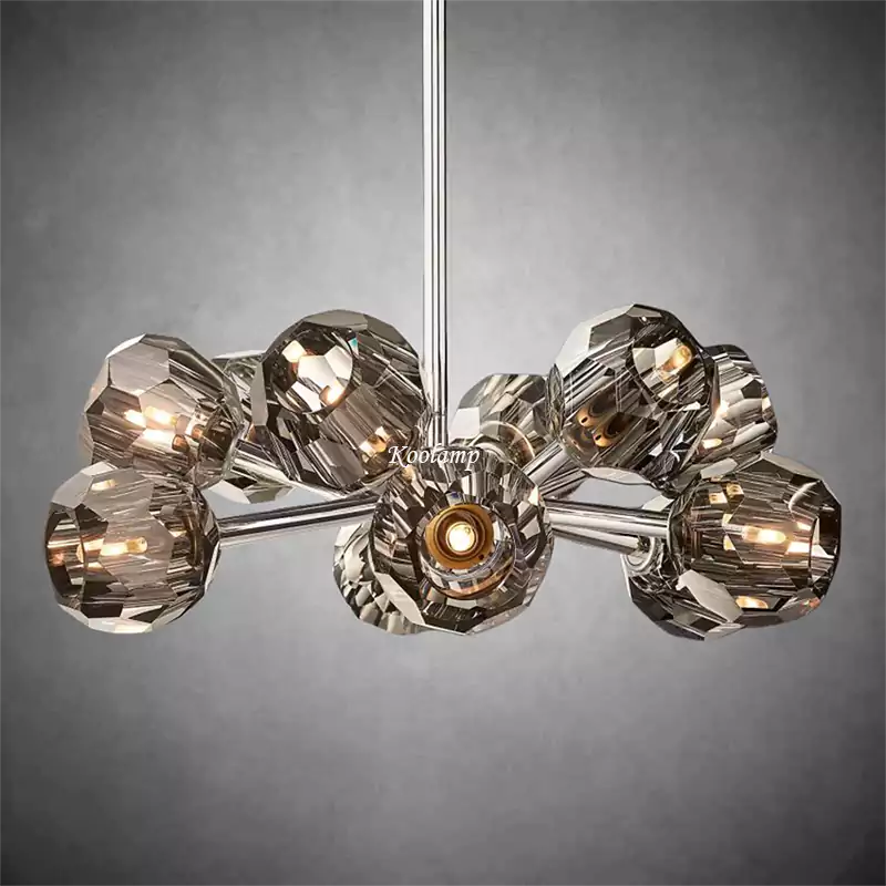 Boule Crystal Round Chandelier