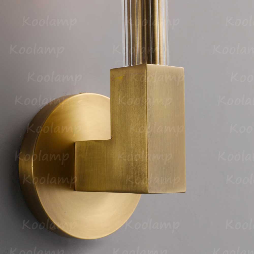 Cannel Fluted Glass Sconce