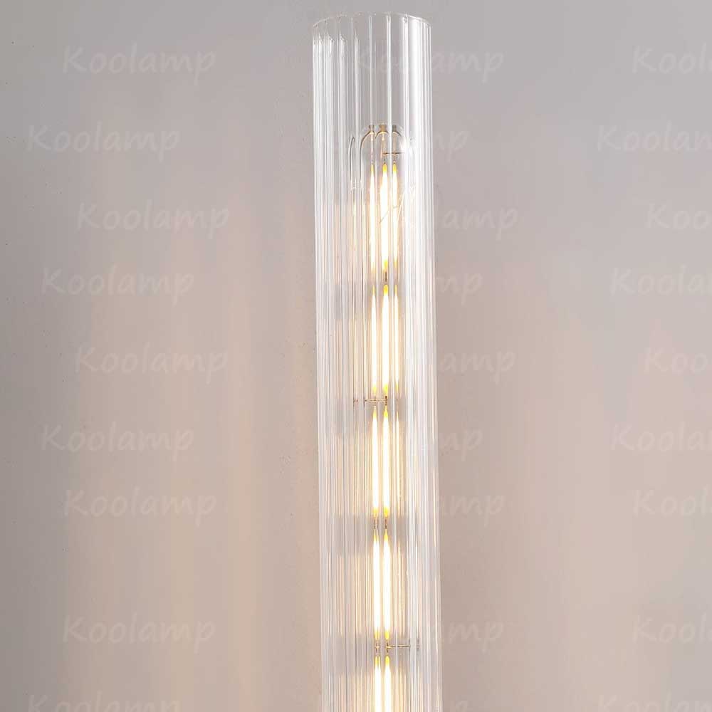 Cannel Fluted Glass Sconce