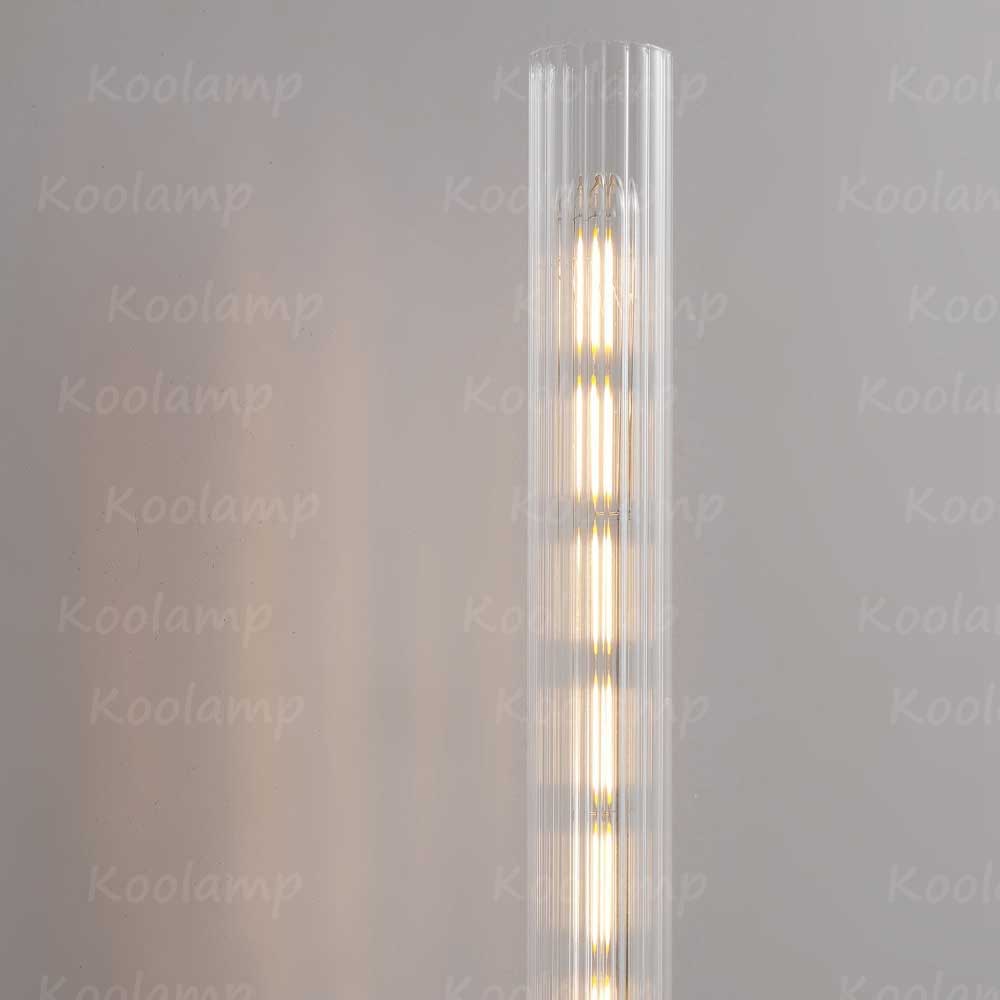 Cannel Fluted Glass Sconce