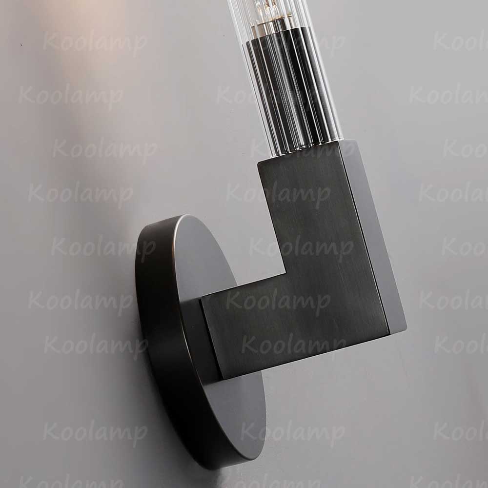 Cannel Fluted Glass Sconce