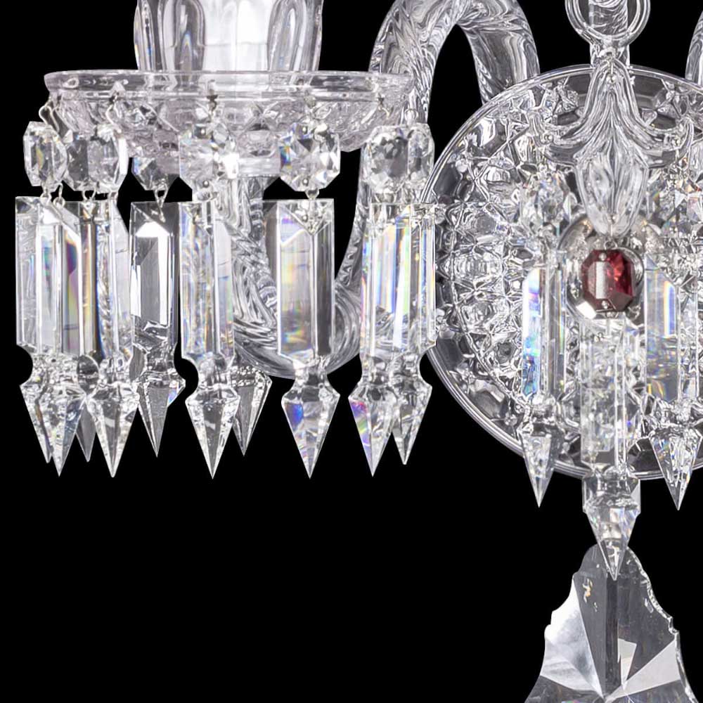 Elegance Crystal Cup Bacara Wall Sconce