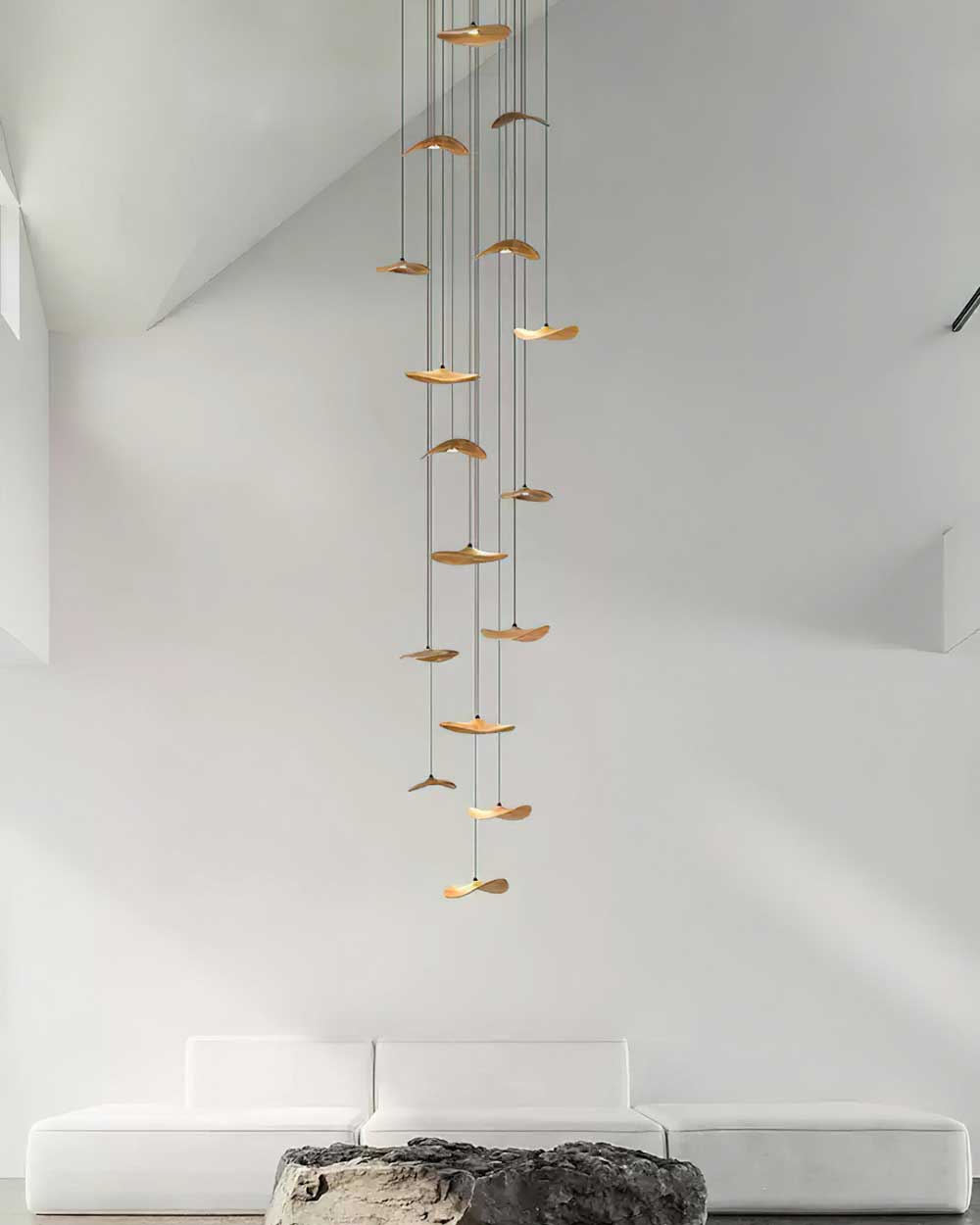 Empty Leaf Chandelier