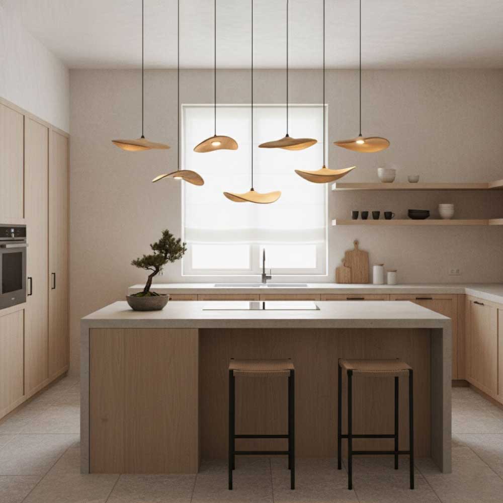 Empty Leaf Chandelier