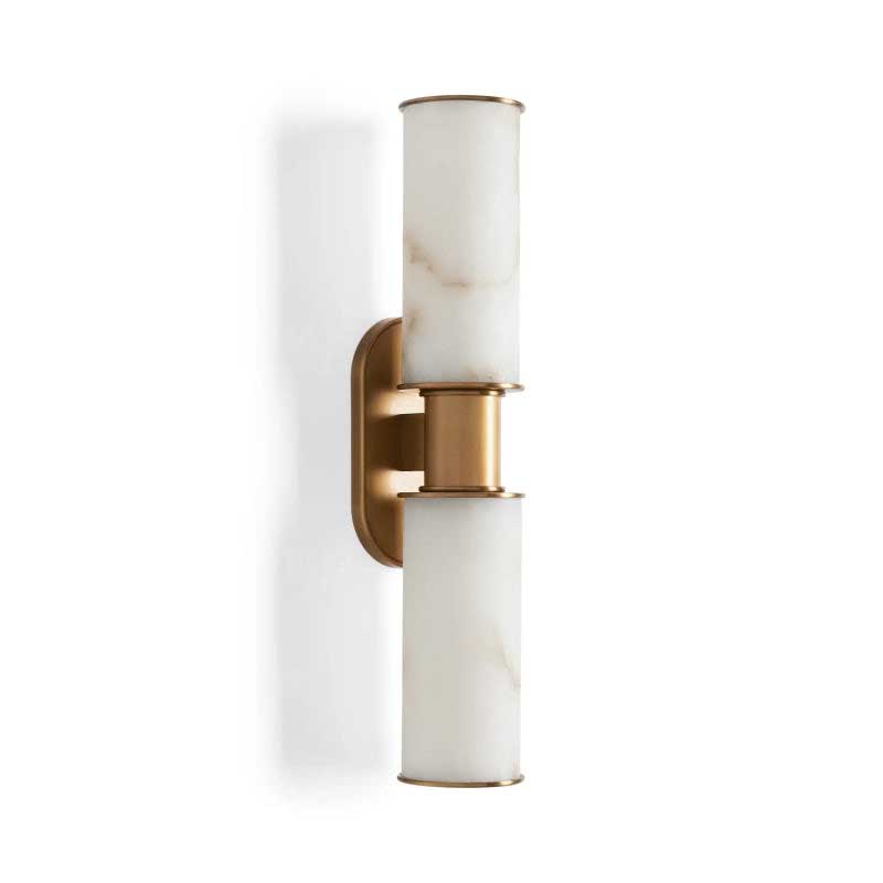 Harlina 2-Light Wall Sconce in Alabaster