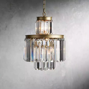 KL Leyko Tiered Round Crystal Chandelier Lighting