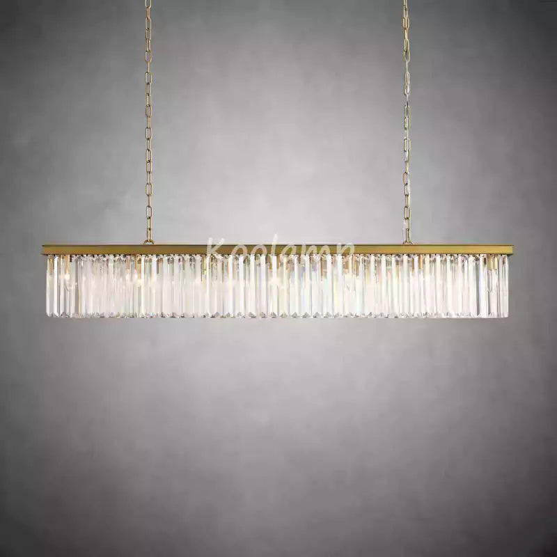Leylanda Rectangular Crystal Chandelier 60''72''