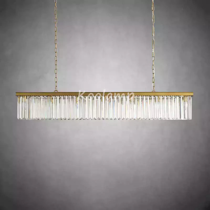 Leylanda Rectangular Crystal Chandelier 60''72''