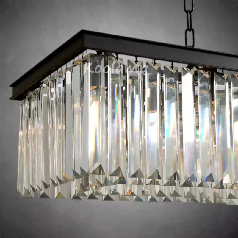 Leylanda Rectangular Crystal Chandelier 60''72''