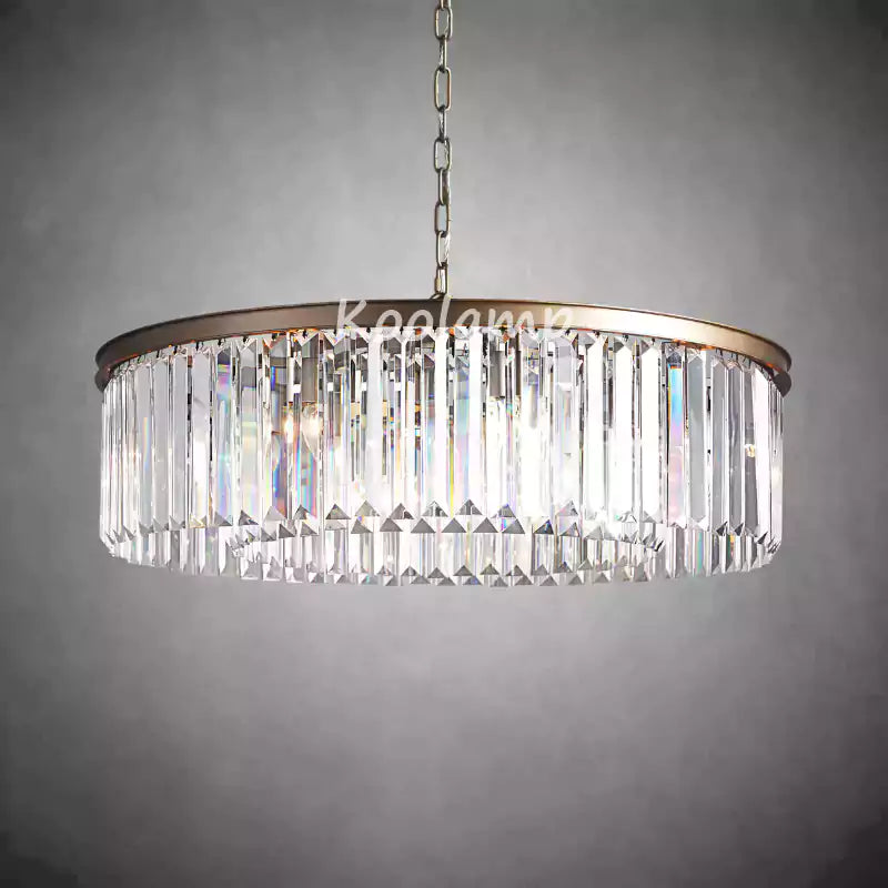 Leylanda Round Crystal Chandelier