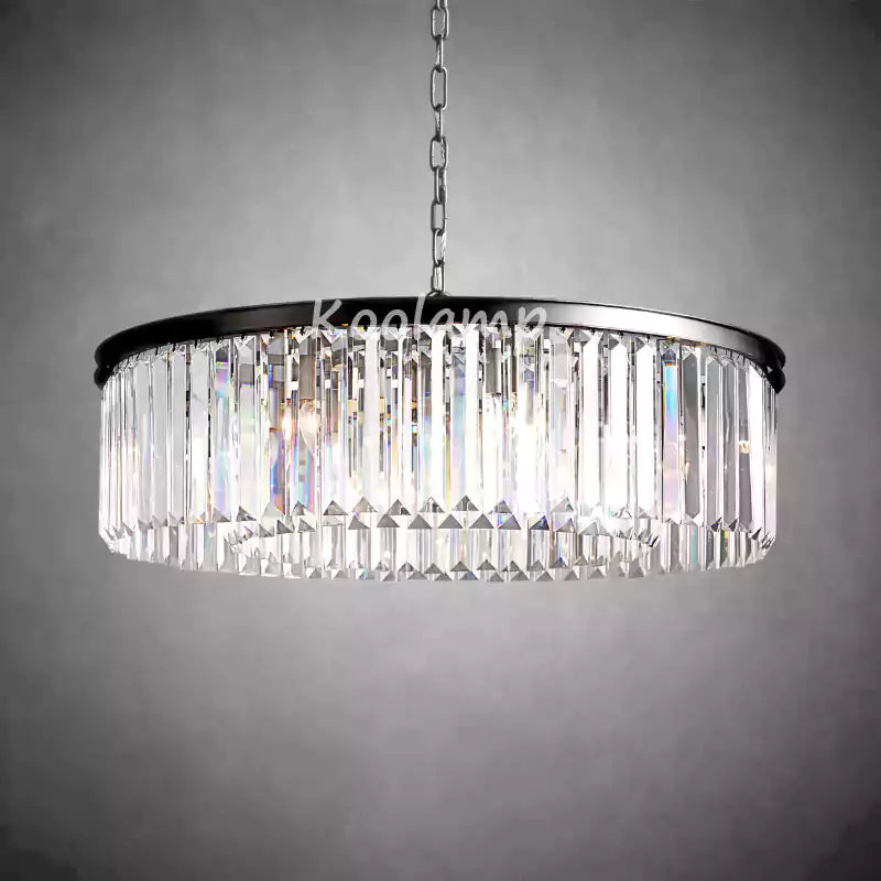 Leylanda Round Crystal Chandelier