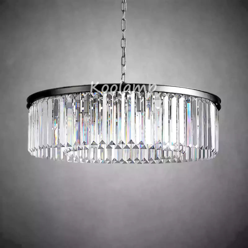 Leylanda Round Crystal Chandelier