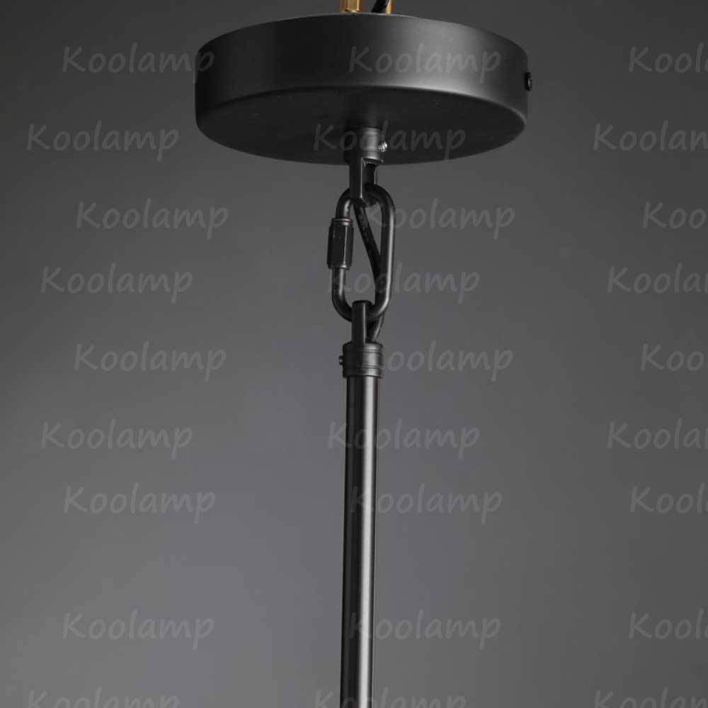 KL Machine Glass Cylinder Pendant