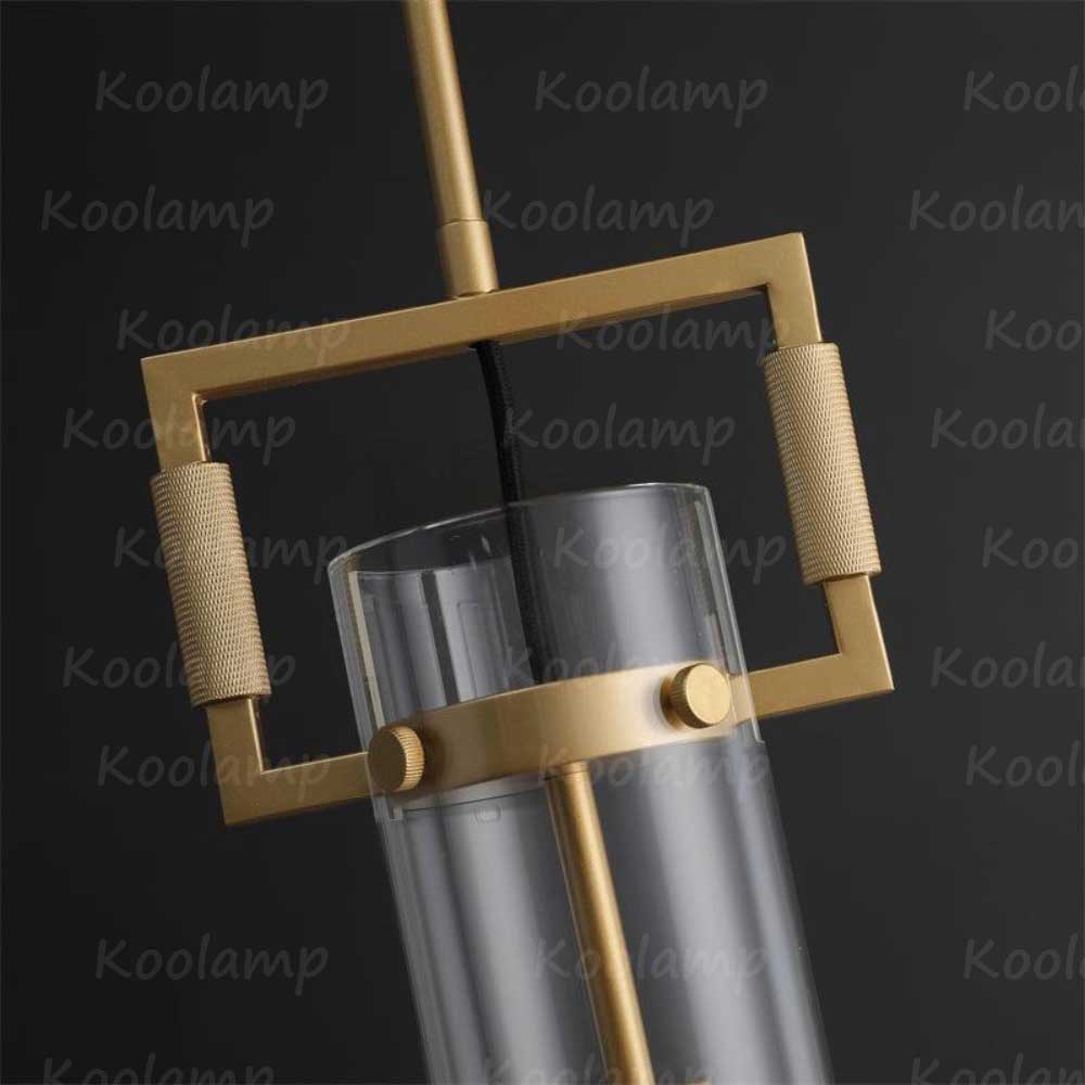 KL Machine Glass Cylinder Pendant