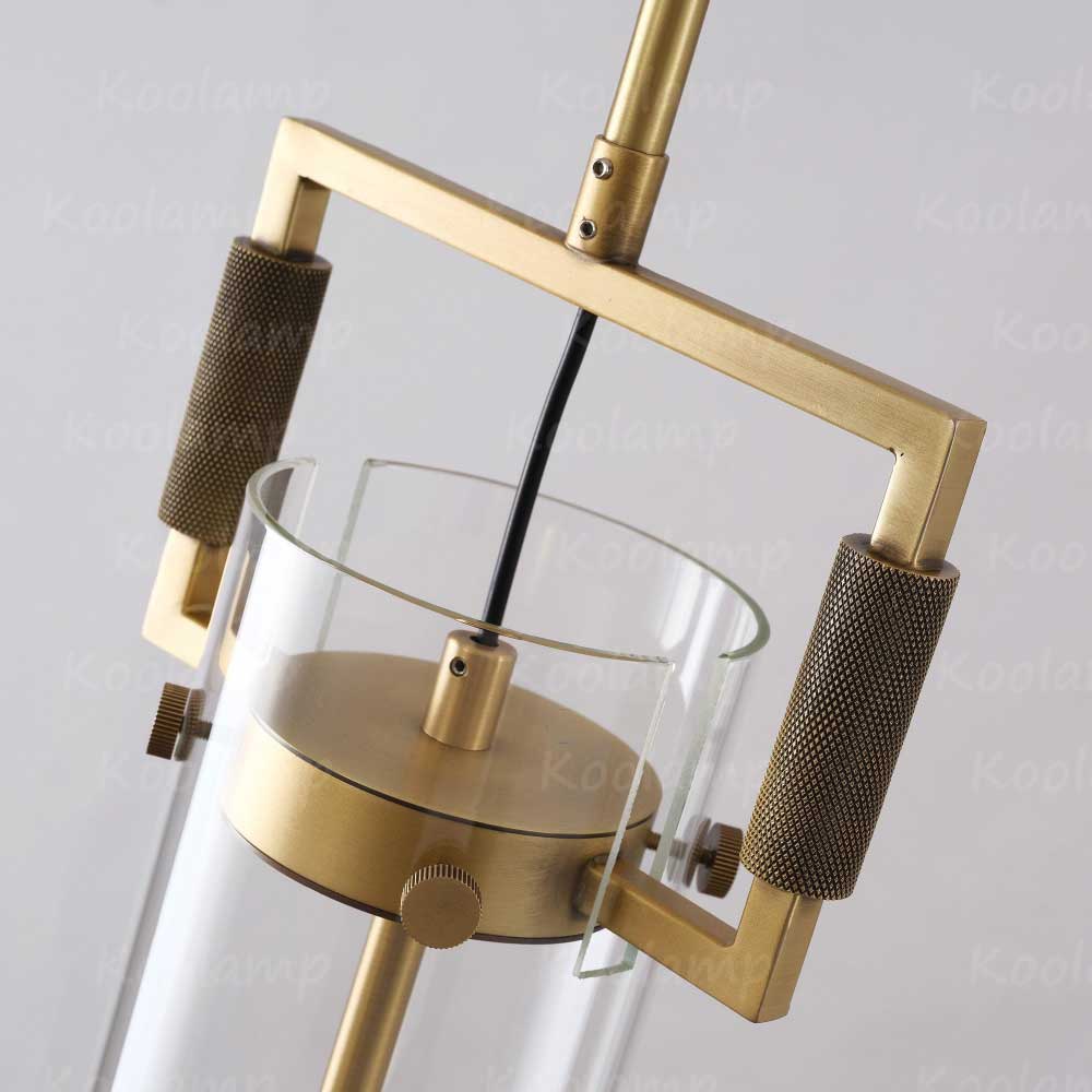 KL Machine Glass Cylinder Pendant