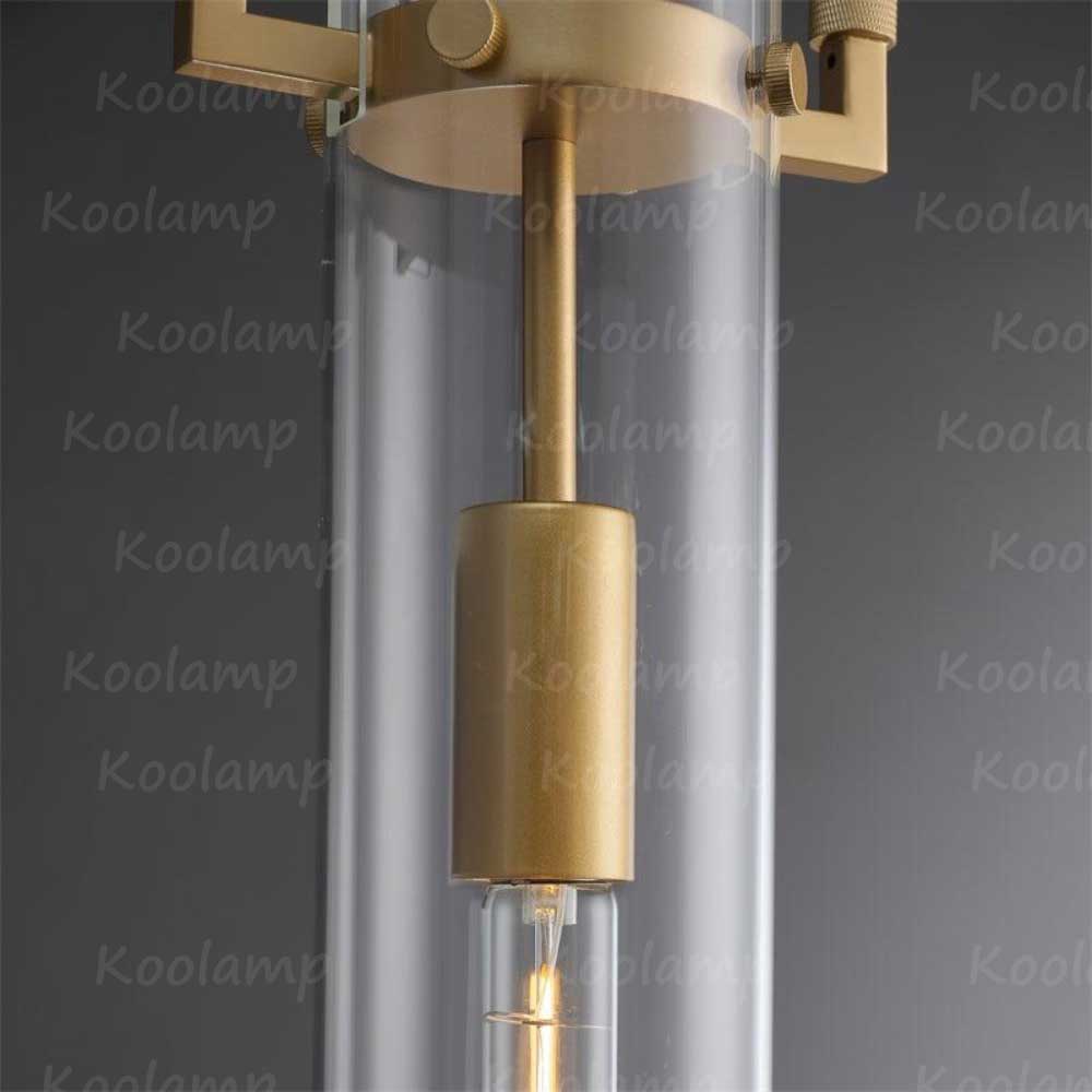 KL Machine Glass Cylinder Pendant
