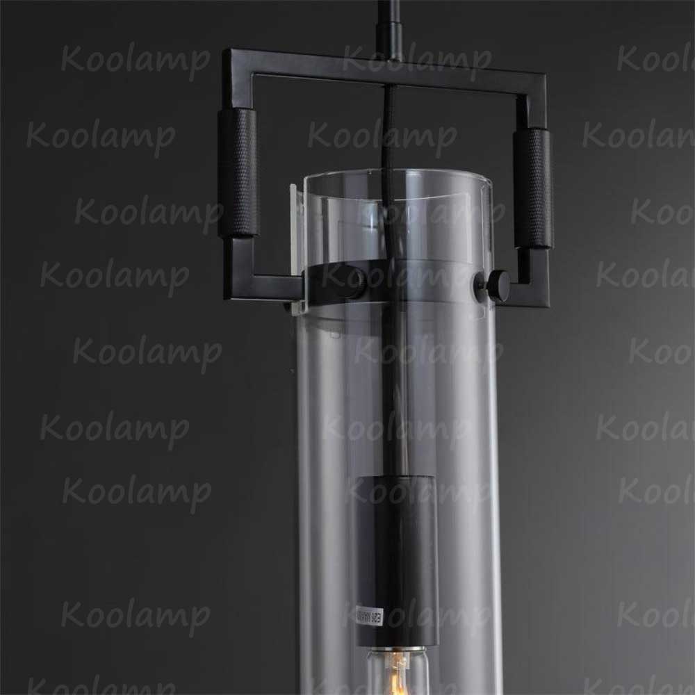 KL Machine Glass Cylinder Pendant
