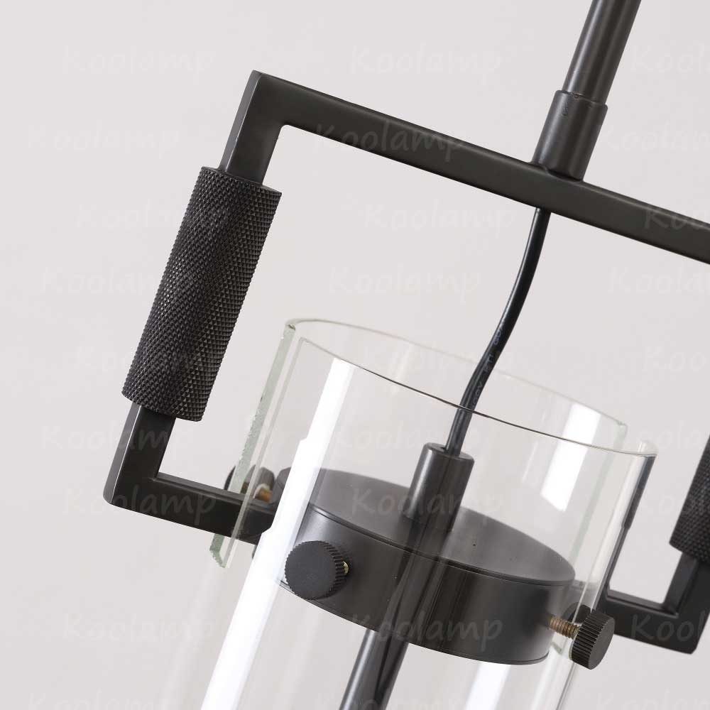 KL Machine Glass Cylinder Pendant
