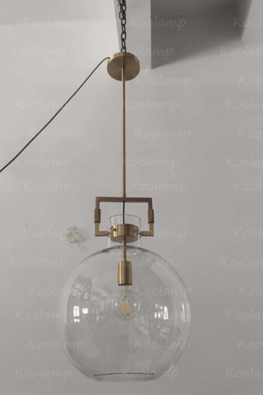 Machinista Glass Globe Pendant