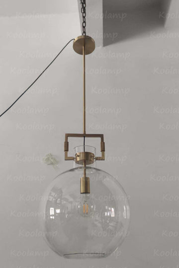 Machinista Glass Globe Pendant