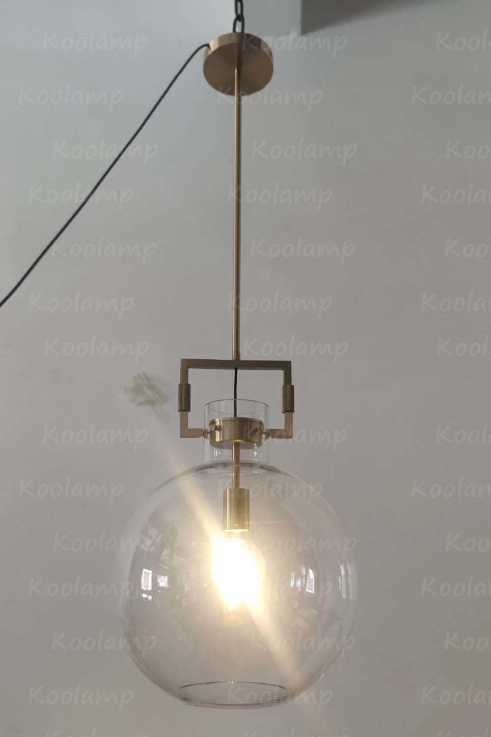 Machinista Glass Globe Pendant