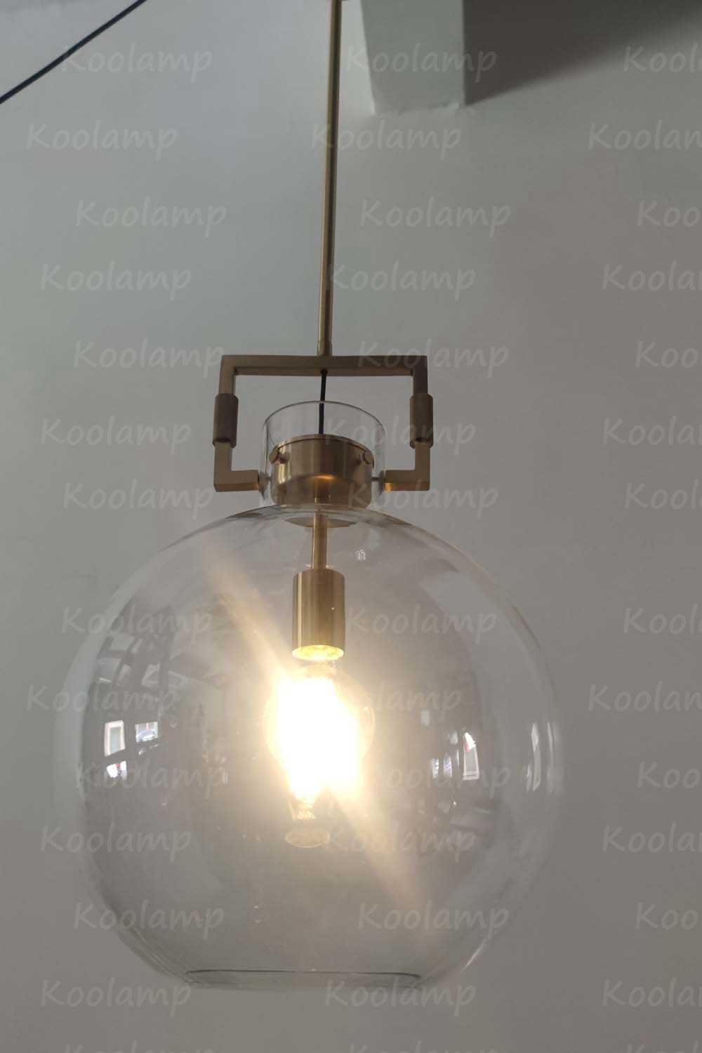 Machinista Glass Globe Pendant