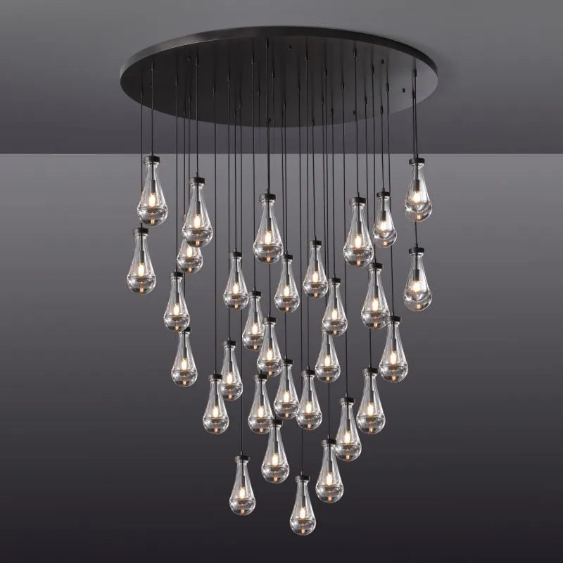 Raindrop Round Chandelier