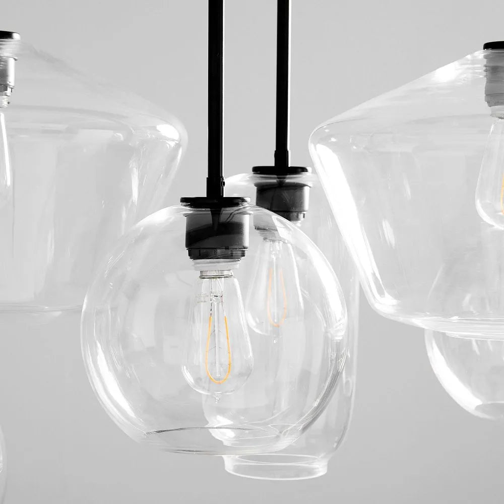 Sculptural 7-Light Multi Chandelier