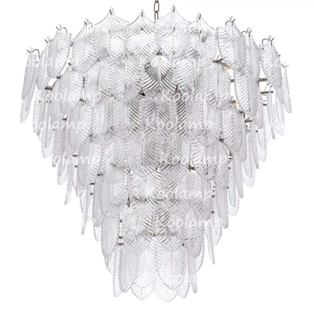 Verber Clear Glass Round Chandelier