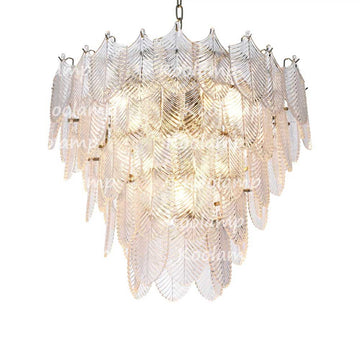 Verber Clear Glass Round Chandelier