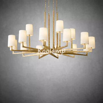 KL Waring Round Chandelier 60"