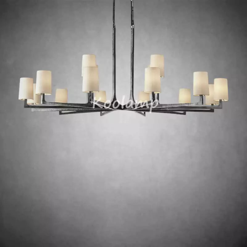 KL Waring Round Chandelier 60"