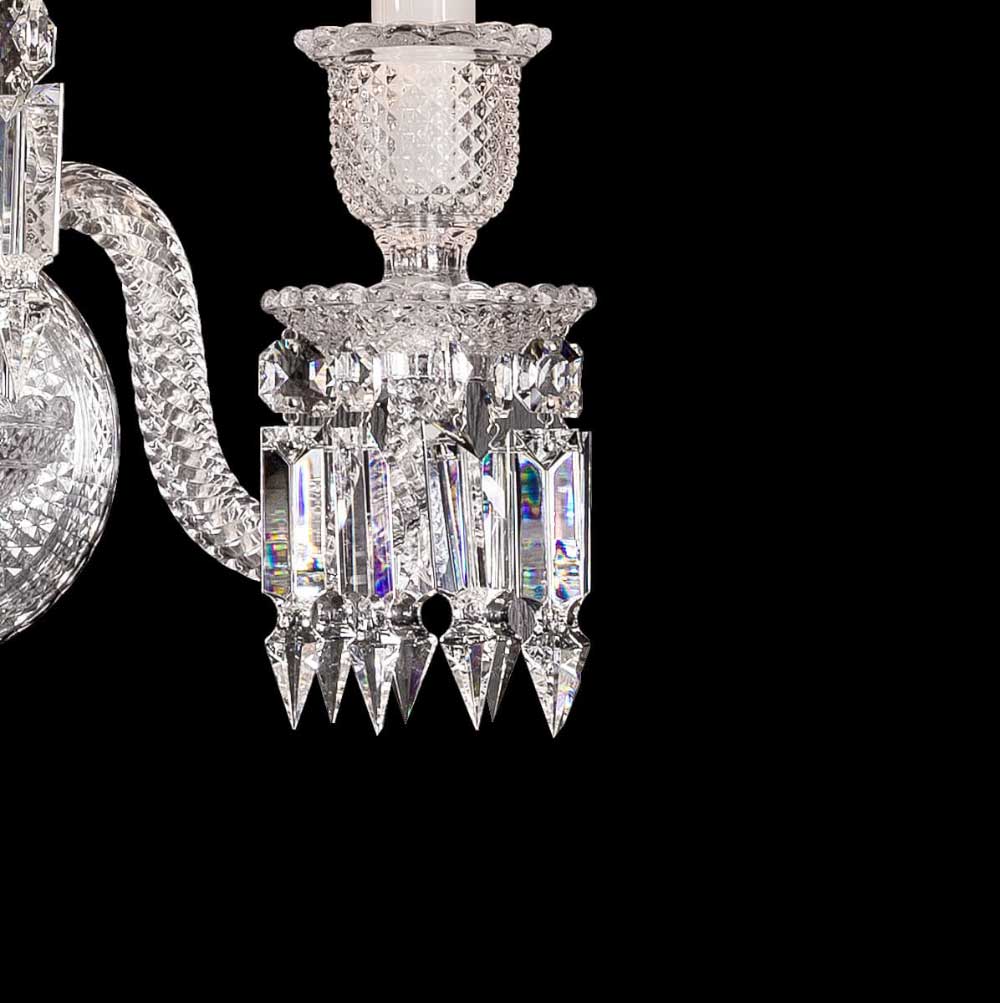 Zenith Bacara Crystal 3-Light Wall Sconce
