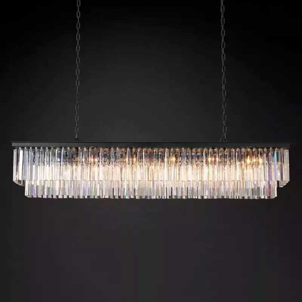 1920s Odeon Rectangular Chandelier 72