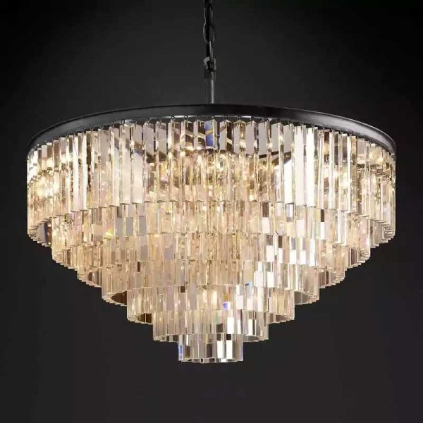 1920s Odeon Round Chandelier 44