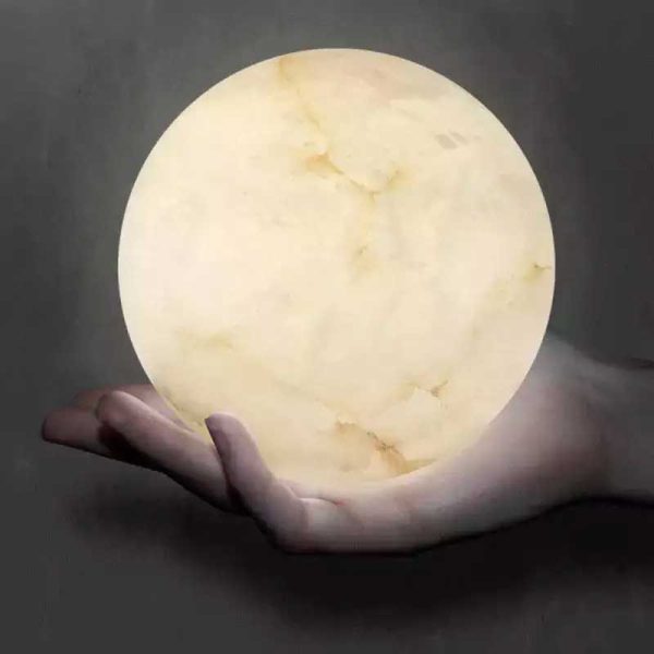 Alabaster Global Ceiling Pendant